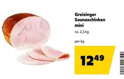 Eurogast Grissemann Greisinger saunaschinken mini Angebot