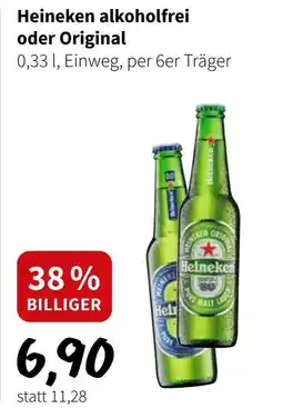 Der Grissemann Heineken alkoholfrei oder Original Angebot