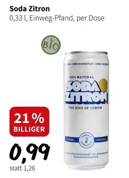 Der Grissemann Soda Zitron Angebot