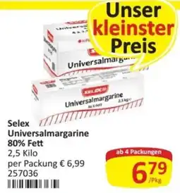 Kastner Selex Universalmargarine 80% Fett Angebot
