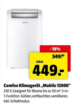 Der Grissemann Comfee Klimagerät Mobile 12000 Angebot