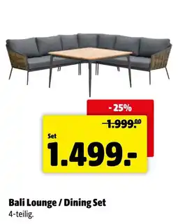 Der Grissemann Bali Lounge/Dining Set Angebot