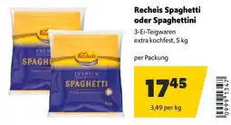 Eurogast Grissemann Recheis Spaghetti oder Spaghettini Angebot