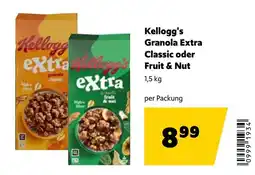 Eurogast Grissemann Kellogg's granola extra classic oder fruit & nut Angebot