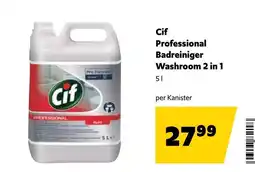 Eurogast Grissemann Cif professional badreiniger washroom 2 in 1 Angebot