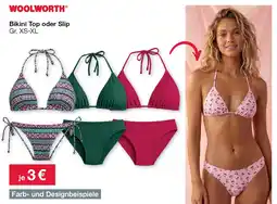 Woolworth Bikini Top oder Slip Angebot
