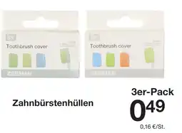 Zeeman Zahnbürstenhüllen Angebot
