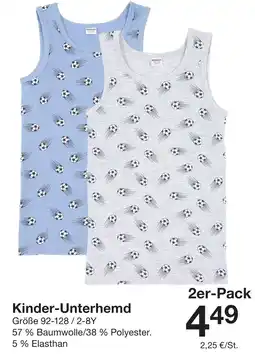 Zeeman Kinder-Unterhemd Angebot
