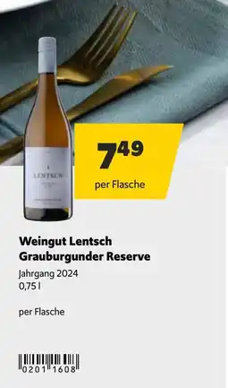 Eurogast Grissemann Weingut Lentsch Grauburgunder Reserve Angebot