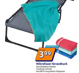 Action Mikrofaser-strandtuch Angebot