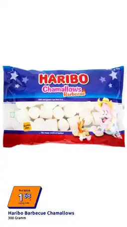 Action Haribo barbecue chamallows 300 gramm Angebot