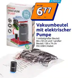 Action Vakuumbeutel mit elektrischer pumpe Angebot