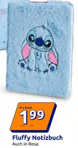 Action Fluffy Notizbuch Angebot