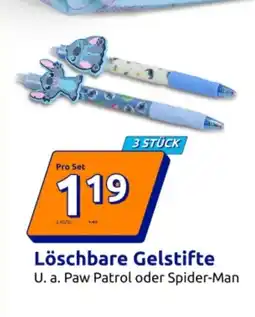 Action Löschbare Gelstifte Angebot