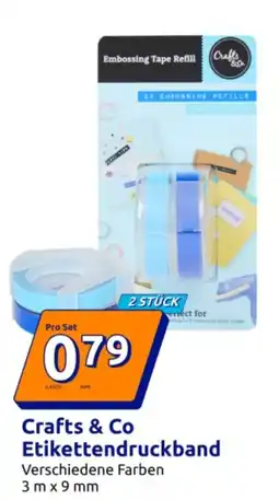 Action Crafts & Co Etikettendruckband Angebot