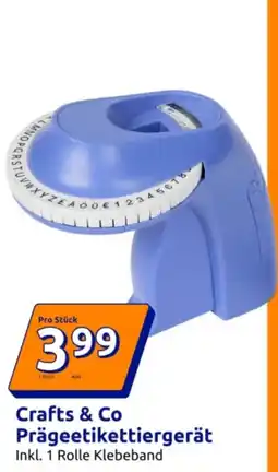 Action Crafts & co prägeetikettiergerät Angebot