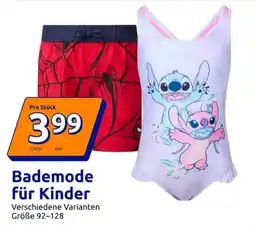 Action Bademode für Kinder Angebot