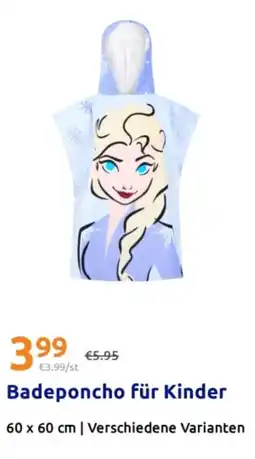 Action Badeponcho für Kinder Angebot