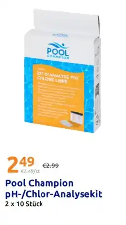 Action Pool Champion pH-/Chlor-Analysekit Angebot