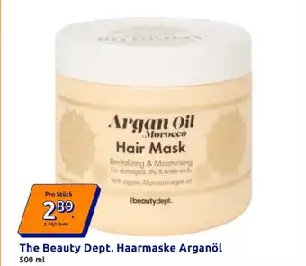 Action The Beauty Dept. Haarmaske Arganöl Angebot