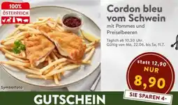 Interspar Cordon bleu vom Schwein Angebot