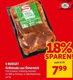 Interspar S-budget grillsteaks aus österreich Angebot
