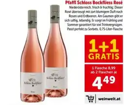 Interspar Pfaffl Schloss Bockfliess Rosé Angebot