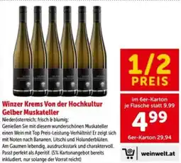 Interspar Winzer krems von der hochkultur gelber muskateller Angebot