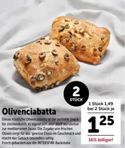 Interspar Olivenciabatta Angebot