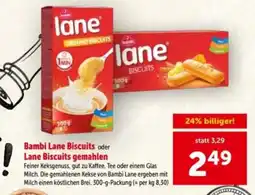 Interspar Bambi lane biscuits oder lane biscuits gemahlen Angebot