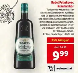 Interspar Badel pelinkovac kräuterlikör Angebot
