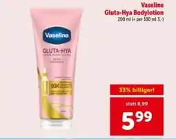 Interspar Vaseline Gluta-Hya Bodylotion Angebot