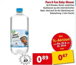 Interspar Pure & Fun Baby-Wasser Angebot
