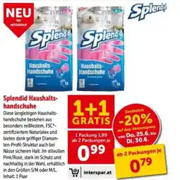 Interspar Splendid Haushalts- handschuhe Angebot
