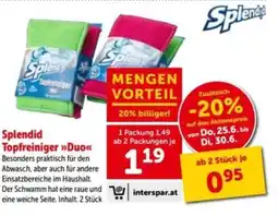 Interspar Splendid topfreiniger duo Angebot
