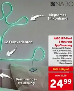 Interspar Nabo led-band 5 meter mit app-steuerung Angebot