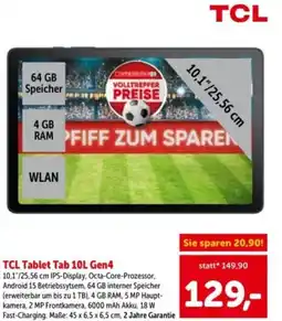 Interspar Tcl tablet tab 10l gen4 Angebot