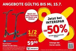 Interspar Stunt-scooter untwist fire oder galaxy Angebot
