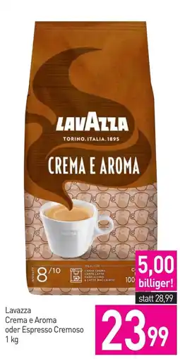 Sutterlüty Lavazza crema e aroma oder espresso cremoso Angebot