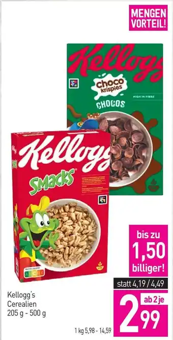 Sutterlüty Kellogg's Cerealien Angebot
