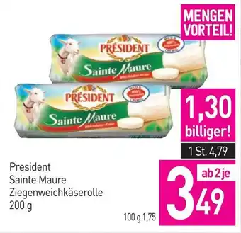 Sutterlüty President sainte maure ziegenweichkäserolle Angebot
