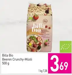 Sutterlüty Billa bio beeren- crunchy- müsli Angebot