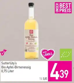 Sutterlüty Sutterlüty's Bio Apfel-Birnenessig Angebot