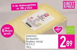 Sutterlüty Sutterlüty's Bio Heumilch Bergkäse würzig 50% fit Angebot