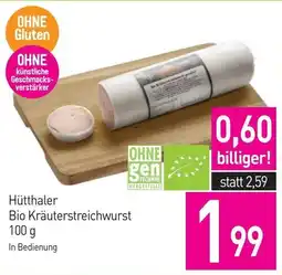 Sutterlüty Hütthaler Bio Kräuterstreichwurst Angebot