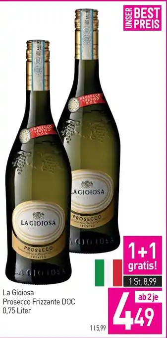 Sutterlüty La Gioiosa Prosecco Frizzante DOC Angebot
