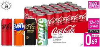 Sutterlüty Coca Cola Limonaden Angebot