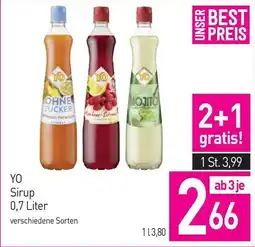 Sutterlüty Yo sirup Angebot