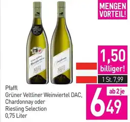 Sutterlüty Pfaffl grüner veltliner weinviertel dac, chardonnay oder riesling selection Angebot