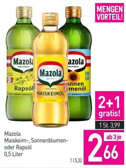 Sutterlüty Mazola Maiskeim, Sonnenblumen oder Rapsöl Angebot